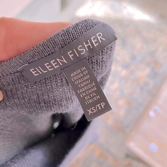 Eileen Fisher Gray Merino Wool Box Top Sweater Women’s Size XS - Picture 11 of 11